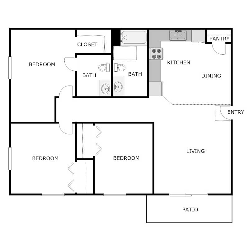 Floor Plans Cambridge Court Apartments Chilton, WI A PRE/3 Property